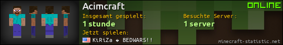 Benutzerleisten 560x90 für Acimcraft