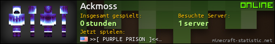 Benutzerleisten 560x90 für Ackmoss