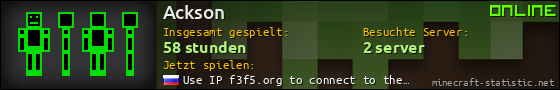Benutzerleisten 560x90 für Ackson