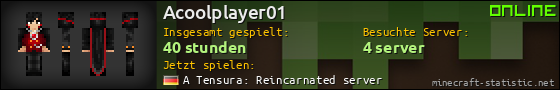 Benutzerleisten 560x90 für Acoolplayer01