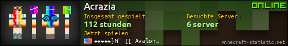 Benutzerleisten 560x90 für Acrazia