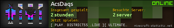 Benutzerleisten 560x90 für AcsDaqs