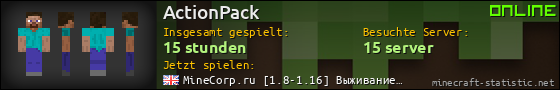 Benutzerleisten 560x90 für ActionPack