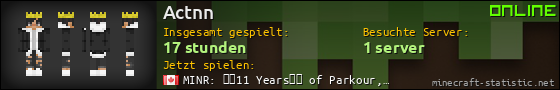 Benutzerleisten 560x90 für Actnn