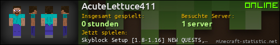 Benutzerleisten 560x90 für AcuteLettuce411