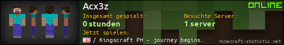 Benutzerleisten 560x90 für Acx3z