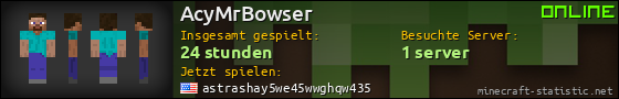 Benutzerleisten 560x90 für AcyMrBowser