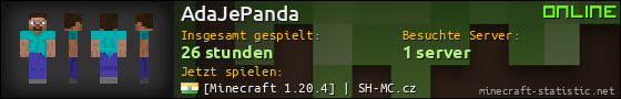 Benutzerleisten 560x90 für AdaJePanda