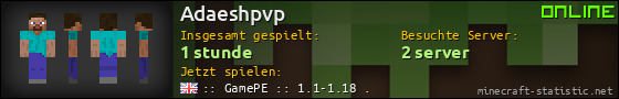 Benutzerleisten 560x90 für Adaeshpvp