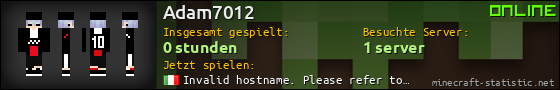 Benutzerleisten 560x90 für Adam7012