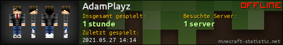 Benutzerleisten 560x90 für AdamPlayz