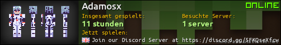 Benutzerleisten 560x90 für Adamosx