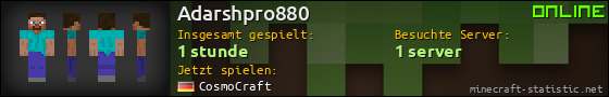 Benutzerleisten 560x90 für Adarshpro880