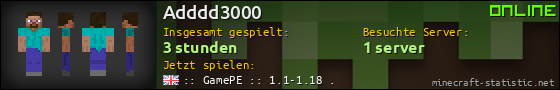 Benutzerleisten 560x90 für Adddd3000