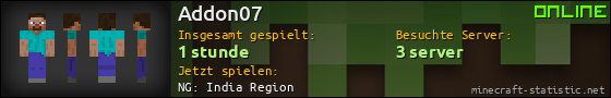 Benutzerleisten 560x90 für Addon07