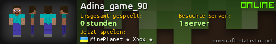 Benutzerleisten 560x90 für Adina_game_90