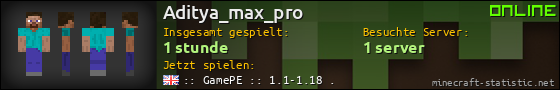 Benutzerleisten 560x90 für Aditya_max_pro