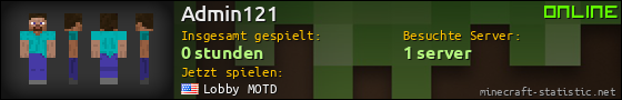 Benutzerleisten 560x90 für Admin121