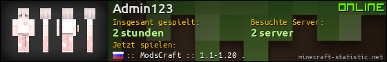 Benutzerleisten 560x90 für Admin123