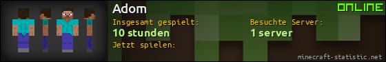Benutzerleisten 560x90 für Adom