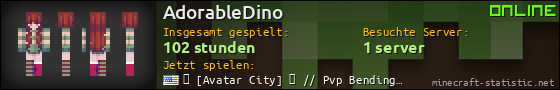 Benutzerleisten 560x90 für AdorableDino