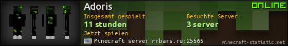 Benutzerleisten 560x90 für Adoris