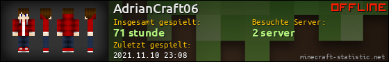 Benutzerleisten 560x90 für AdrianCraft06