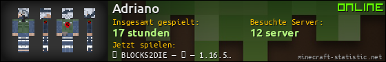 Benutzerleisten 560x90 für Adriano