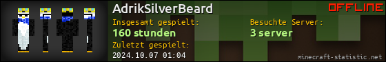 Benutzerleisten 560x90 für AdrikSilverBeard