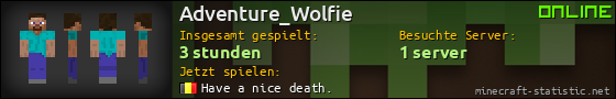 Benutzerleisten 560x90 für Adventure_Wolfie