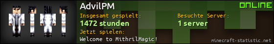 Benutzerleisten 560x90 für AdvilPM