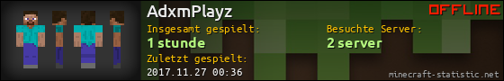 Benutzerleisten 560x90 für AdxmPlayz