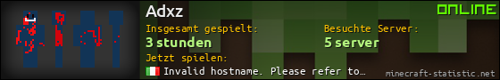 Benutzerleisten 560x90 für Adxz