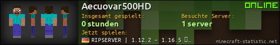 Benutzerleisten 560x90 für Aecuovar500HD