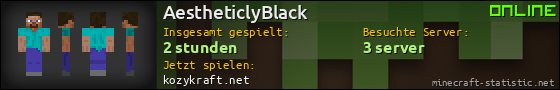 Benutzerleisten 560x90 für AestheticlyBlack