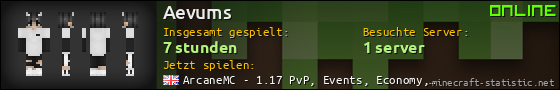 Benutzerleisten 560x90 für Aevums