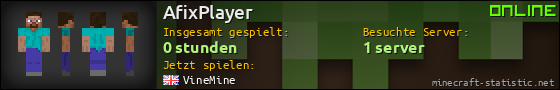 Benutzerleisten 560x90 für AfixPlayer