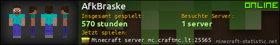 Benutzerleisten 560x90 für AfkBraske