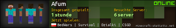 Benutzerleisten 560x90 für Afum