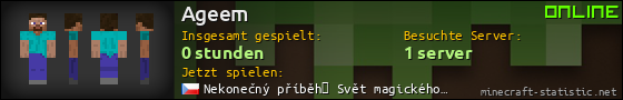 Benutzerleisten 560x90 für Ageem