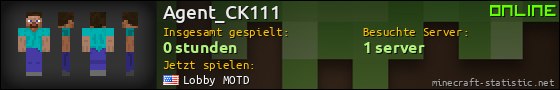 Benutzerleisten 560x90 für Agent_CK111