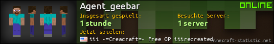 Benutzerleisten 560x90 für Agent_geebar