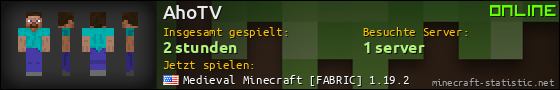 Benutzerleisten 560x90 für AhoTV