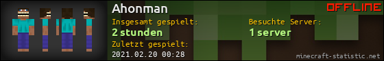 Benutzerleisten 560x90 für Ahonman