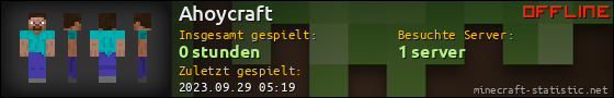 Benutzerleisten 560x90 für Ahoycraft