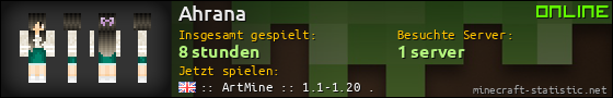 Benutzerleisten 560x90 für Ahrana