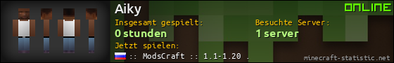 Benutzerleisten 560x90 für Aiky