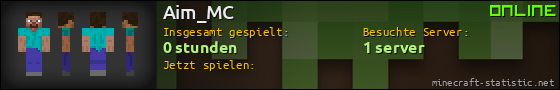 Benutzerleisten 560x90 für Aim_MC