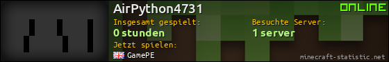 Benutzerleisten 560x90 für AirPython4731