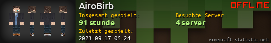 Benutzerleisten 560x90 für AiroBirb